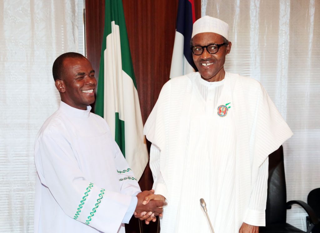 2019 Election: Rev Fr Mbaka Publicly Endorses Buhari for 2nd Term