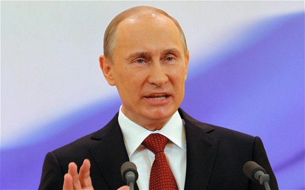 Vladimir Putin Vows to Expel British Diplomats from Moscow in Retaliation