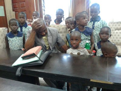 pastor-onoyngu-chibuike, Twelve children were rescued by the Lagos State Government from the custody of a Pastor, Onoyngu Chibuike, the founder of Voice of Salvation Charitable Organisation, who had been operating an illegal orphanage in Ojo since 2010.www.gistlover.com