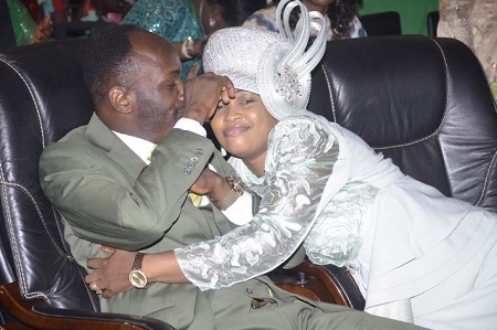 Romeo and Juliet: Apostle Suleiman Spotted Playing With His Wife during Church Service [See Photos]