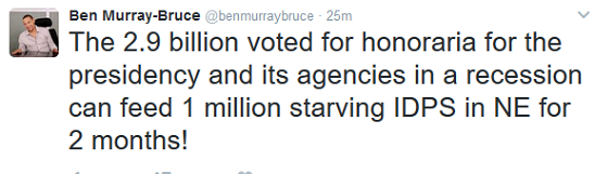 Ben Bruce Speaks on Catering Equipment for Aso Rock and VP’s Gatehouse, Read What He Said 