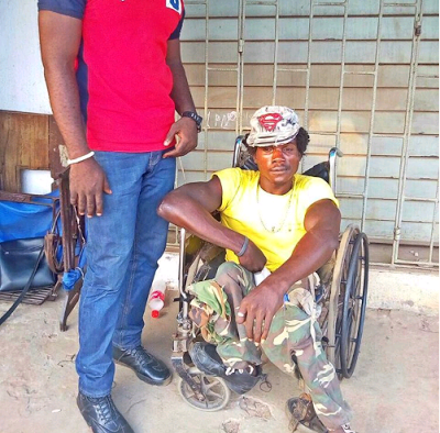 See Photo of Crippled Man Brutalized By Soldiers In Anambra