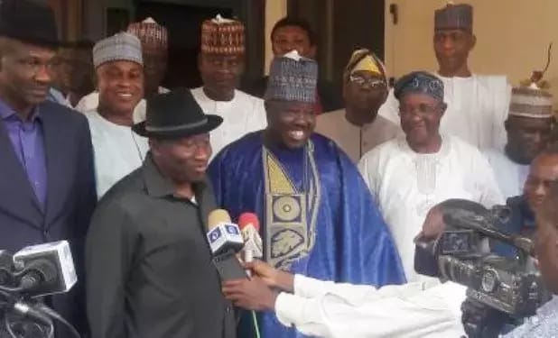Latest on PDP Crisis: What Jonathan Discussed With Sheriff behind Closed Door Exposed [Photos]