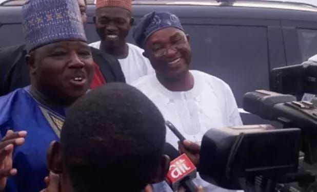 Latest on PDP Crisis: What Jonathan Discussed With Sheriff behind Closed Door Exposed [Photos]