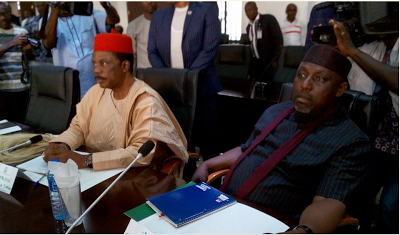 See how Rochas Okorocha And Willie Obiano Reconcile After weeks of Throwing Shades At Each Other [Photos]