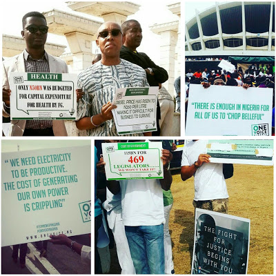 Photo News!!!See Some Beautiful Pictures from the Ongoing #Istandwithnigeria Protest March