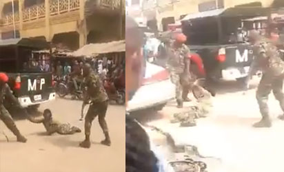 How The Soldiers That Brutalised Physically Challenged Man In Onitsha Was Arrested