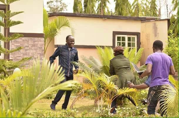 PHOTO NEWS!!!Apostle Suleman and His Wife, Lizzy, Pictured Playing In Their Garden