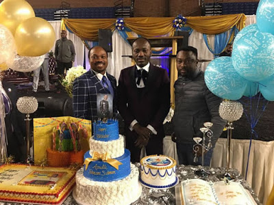 Church Throw Surprise Birthday Party for Apostle Suleman in Style amidst S3x Scandal [Photos]
