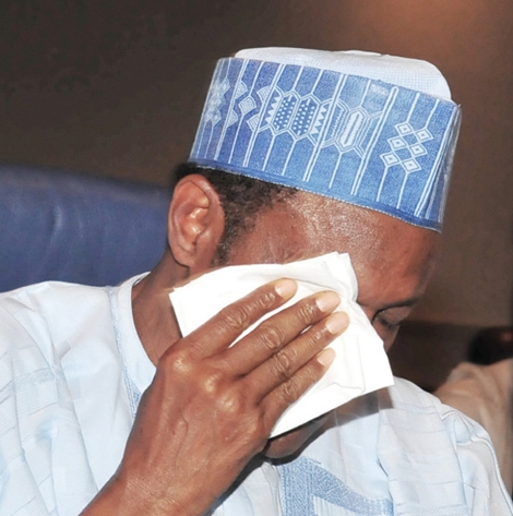   See How DSS Embarrassed President Buhari Today at Senate Plenary  