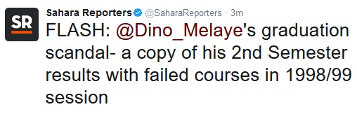 Senator Dino Melaye Didn't Graduate From Ahmadu Bello University? See Evidence 