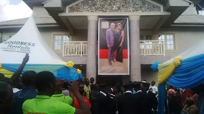 PHOTO NEWS!!! Tear Flows Freely As Alaba Business Mogul [Fedan] And Wife Who Died After Their Car Plunged Into a River Are Buried