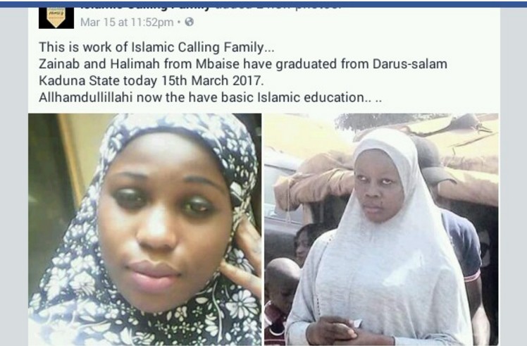 See the Photos of 2 Christian Ladies from Imo State Who Just Converted To Islam