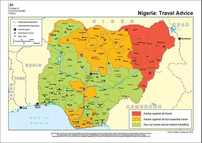 6 Places You Must Never Visit In Nigeria – UK Government Advises Residents [Number 5 Will Surprise You]