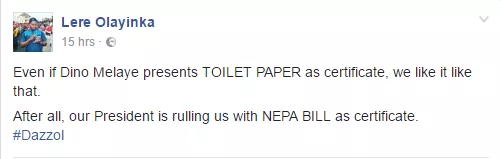 olayinka nepa bill