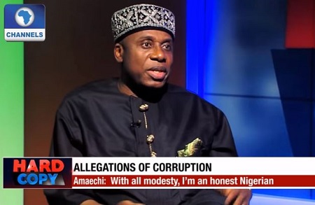 I Am Not Corrupt, I Don’t Like Money, You Can Ask Obasanjo and Lai Mohammed – Minister Of Transportation, Amaechi Fires At Nigerians 