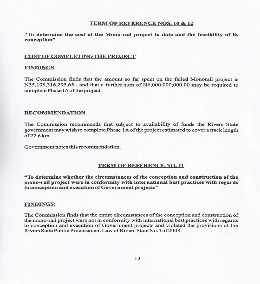 See the White Paper that implicated the Former Governor Chibuike Amaechi for Embezzling over N500billion Rivers State Funds