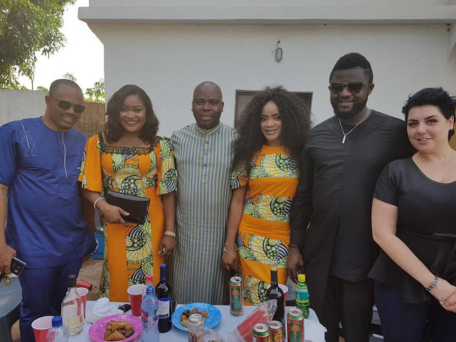 All Nollywood Actors Fully Came Out To Support Anita Jospeh As She Buries Her Dad in Anambra State [Photos]