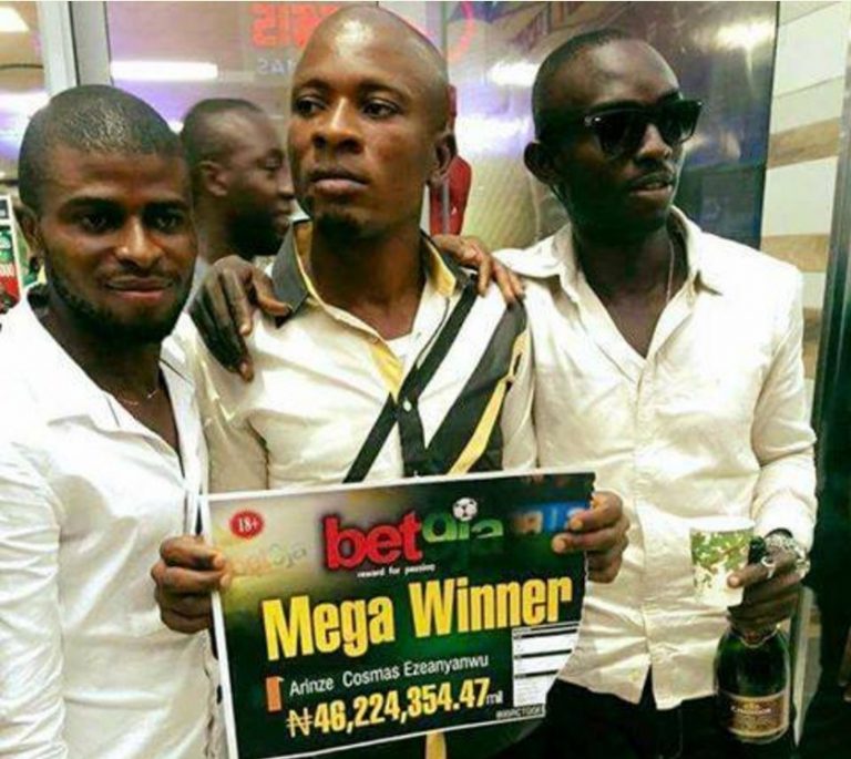 IS THIS FOR REAL? Ex Truck Pusher Wins N46 Million In Sport Betting In Onitsha [See How It Happens And Photos]