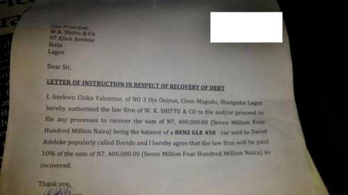 Breaking!!! Is Davido Heading To Prison for Dud Cheque Scandal? [See the Documents]