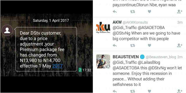 See Nigerians Hilarious Reactions As DSTV Announced To Increase Subscription Fee from 1st May  