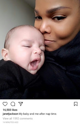 Barely a Week after Her Separation from Billionaire Husband, Janet Jackson Shares lovely First Photo of Her Son Eissa Al Mana [Photos]