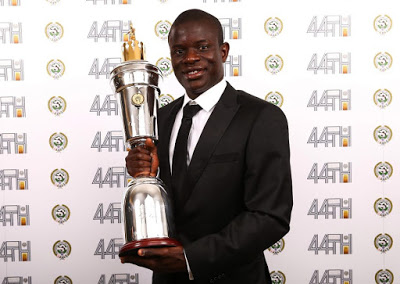 Chelsea Midfielder N'golo Kante Is the Latest PFA Player of the Year [Photos]