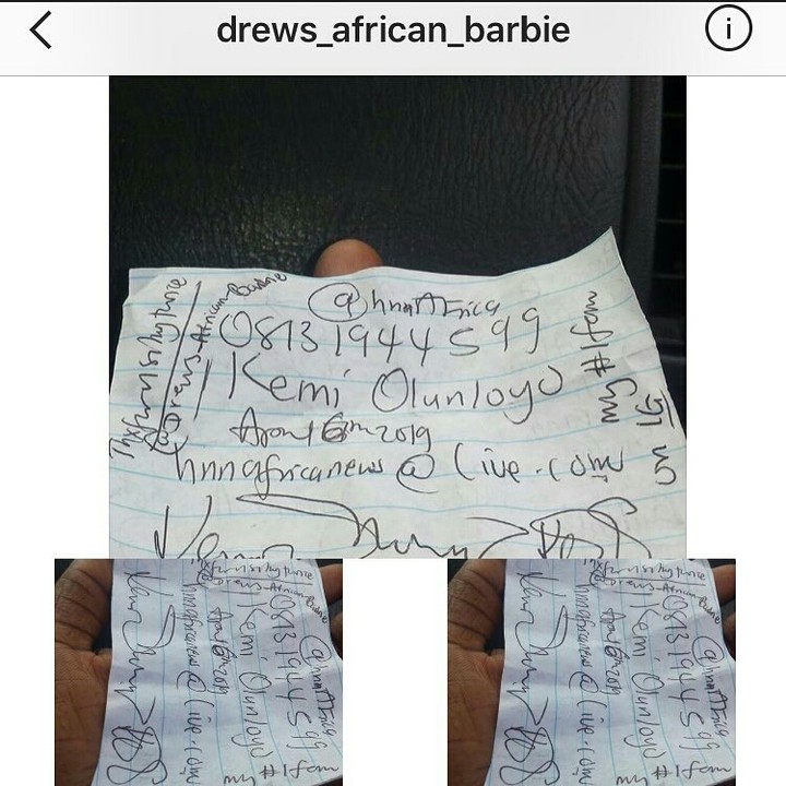 Ex Governors’ Daughter, “Kemi Olunloyo” Cries Out Bitterly From Prison, Tells Nigerians the Shocking Things She Is Going Through [See What She Said &Photos]