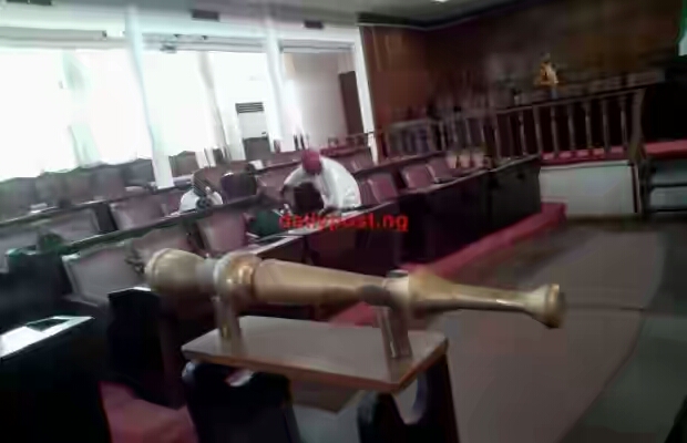 See More Drama in Anambra State As Speaker Disappears With Mace [The Symbol Of Authority Of The Legislative House]