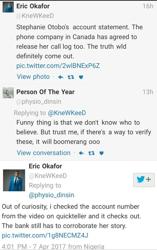 Stephanie Otobo Make A Shocking Return, Exposes The Statement Of Account That Proves Apostle Suleiman Allegedly Paid Money Into Her Account [Must See]