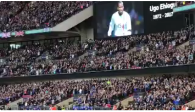  The British Nigerian Player Who Died Of Heart Attack Honoured At Wembley Stadium [Photos]