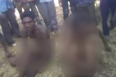 Young Couple Stripped Unla@D and Beaten By Villagers for This Shocking [Photos]
