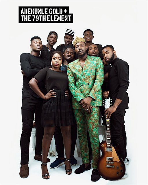 Adekunle Gold Unveils Official Band; ‘The 79th Element’ immediately Exited YBNL [Photos]