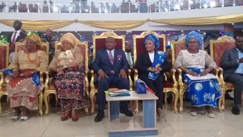 Patience Jonathan All Smiles As She Was Spotted Looking Gorgeous For Rivers Women’s Day [Photos]