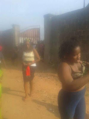 Angry Biafra Women Remove Clothes To Protest, As Soldiers Disrupt Their Meeting In Abia State