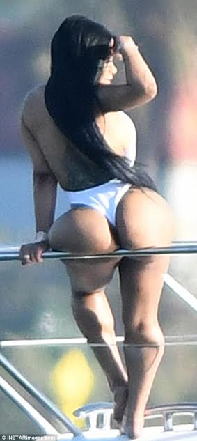 Bold Blac Chyna Flaunts Her Backside In Skimpy Swimsuit [Photos]