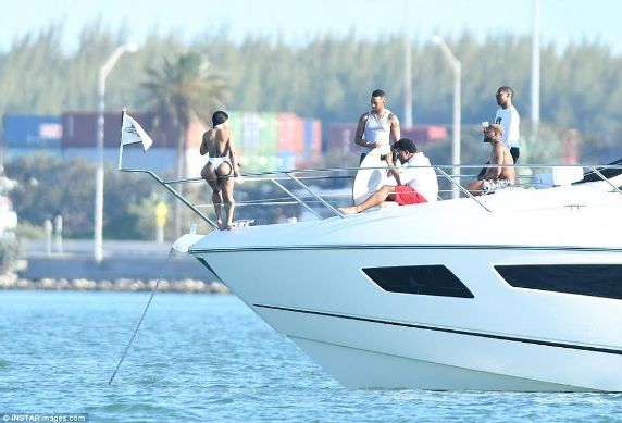 Bold Blac Chyna Flaunts Her Backside In Skimpy Swimsuit [Photos]