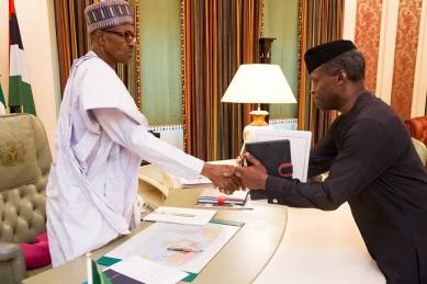 See How Buhari Totally Insulted Osinbajo Before Leaving For UK [Must Read]
