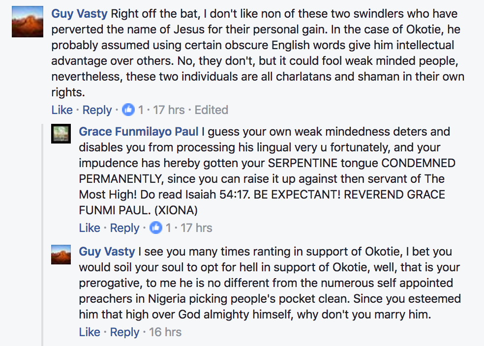 See What Happened Next After Chris Okotie Blasted TB Joshua Over Israel Relocation