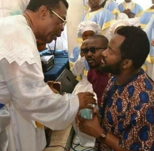 Desmond Elliot visits Celestial church after death prophecy 