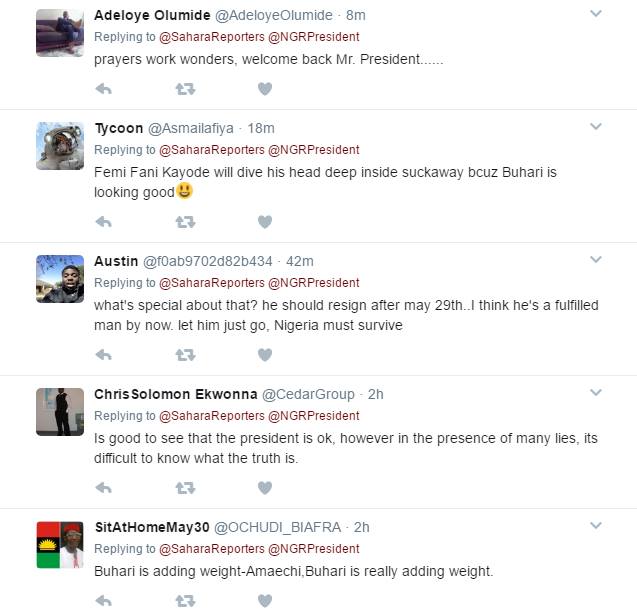 See How Angry Nigerians Reacts To President Buhari’s Appearance At Aso Rock Villa Mosque Today