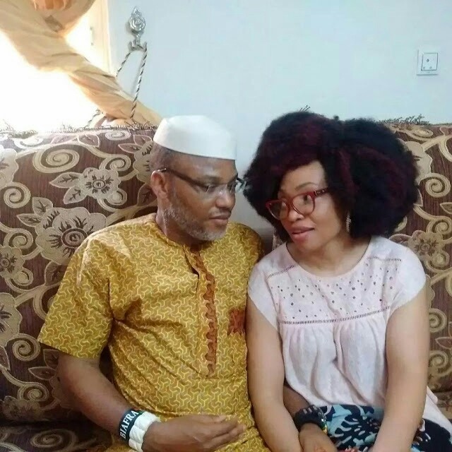 PHOTO NEWS!!! Nnamdi Kanu’s Wife in Nigeria to See Her Husband