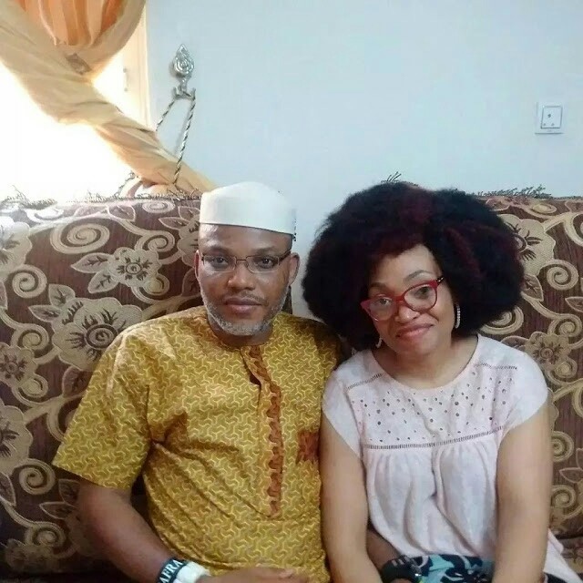 PHOTO NEWS!!! Nnamdi Kanu’s Wife in Nigeria to See Her Husband 
