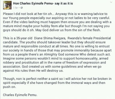 Here are uncl@d photos of 35-year old Diane Shima Rwigara, Rwanda’s female Presidential candidate that have gone viral since they surfaced online