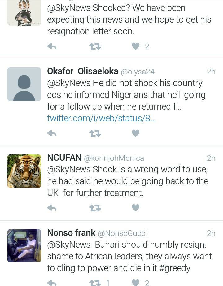 See What Skynews Just Reported About Buhari’s Health That Sets Twitter Ablaze 