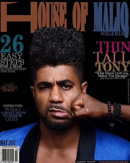 #BBNaija: Marvis Str1ps Down To Underwear As She Covers House Of Maliq Magazine With Thin Tall Tony [Photos]