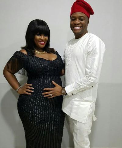 OAP, Toolz Expecting Her First Child With Her Husband, Captain Tunde Demuren 