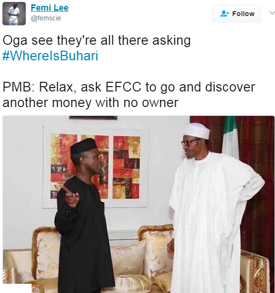  #Whereisbuhari Trends On Twitter As He Fails To Address The Nation On Workers [Photos]