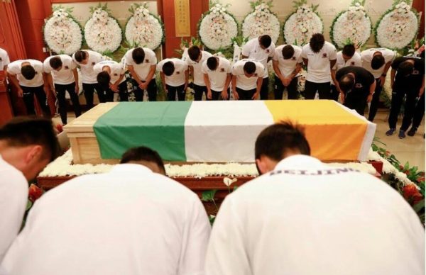 PHOTO NEWS!!!Heart Melting Photos From Former Newcastle Midfielder Cheick Tiote’s Memorial Service