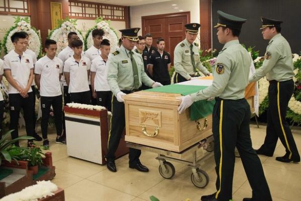 PHOTO NEWS!!!Heart Melting Photos From Former Newcastle Midfielder Cheick Tiote’s Memorial Service